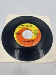 The Beatles: And I Love Her & If I Fell • 45 RPM Vinyl • Capitol Records