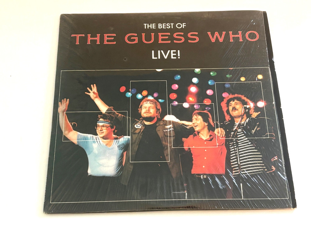 The Guess Who – The Best Of The Guess Who Live! Double Vinyl Record RARE!