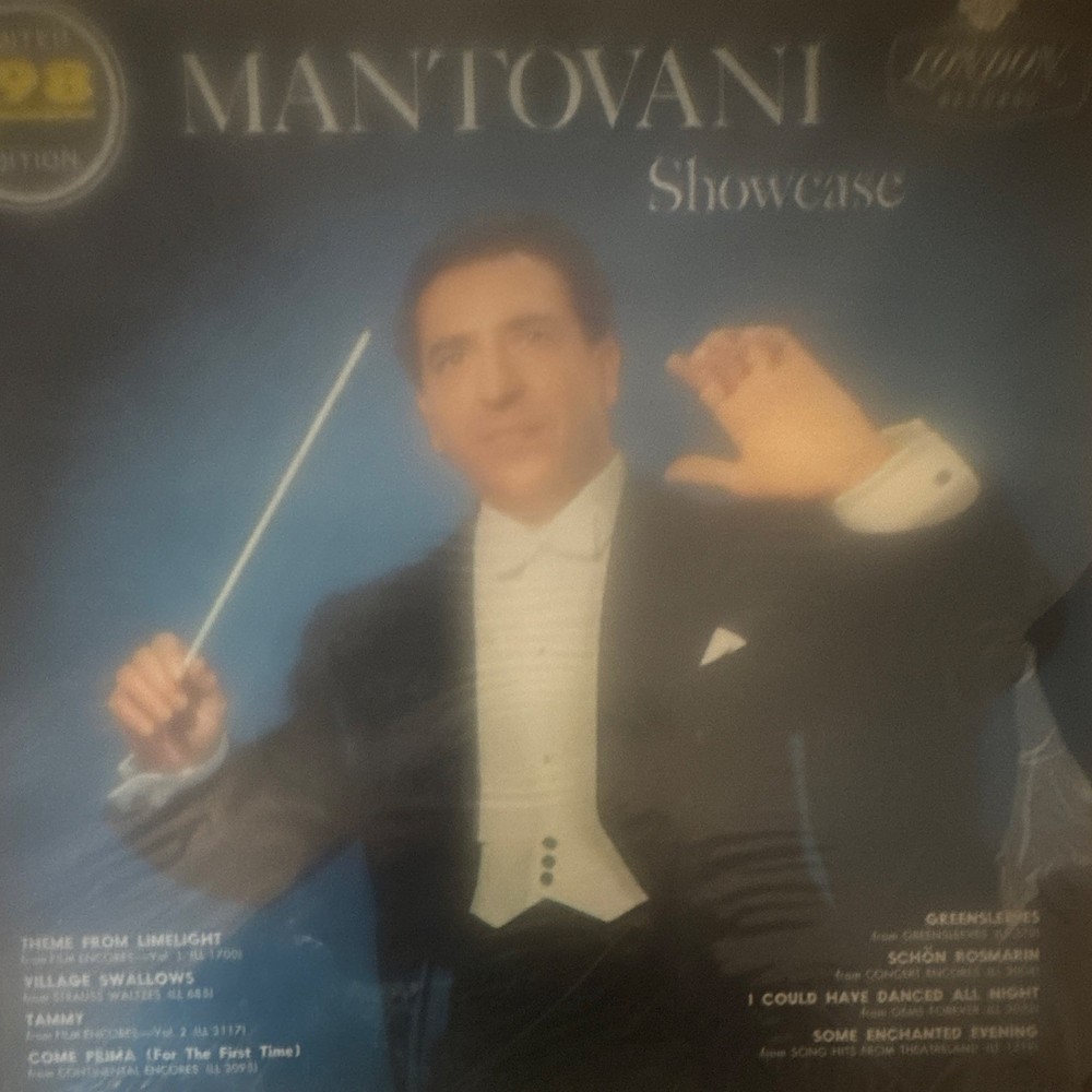Mantovani Showcase London Vinyl LP 33 RPM Full-Range Black MS 5