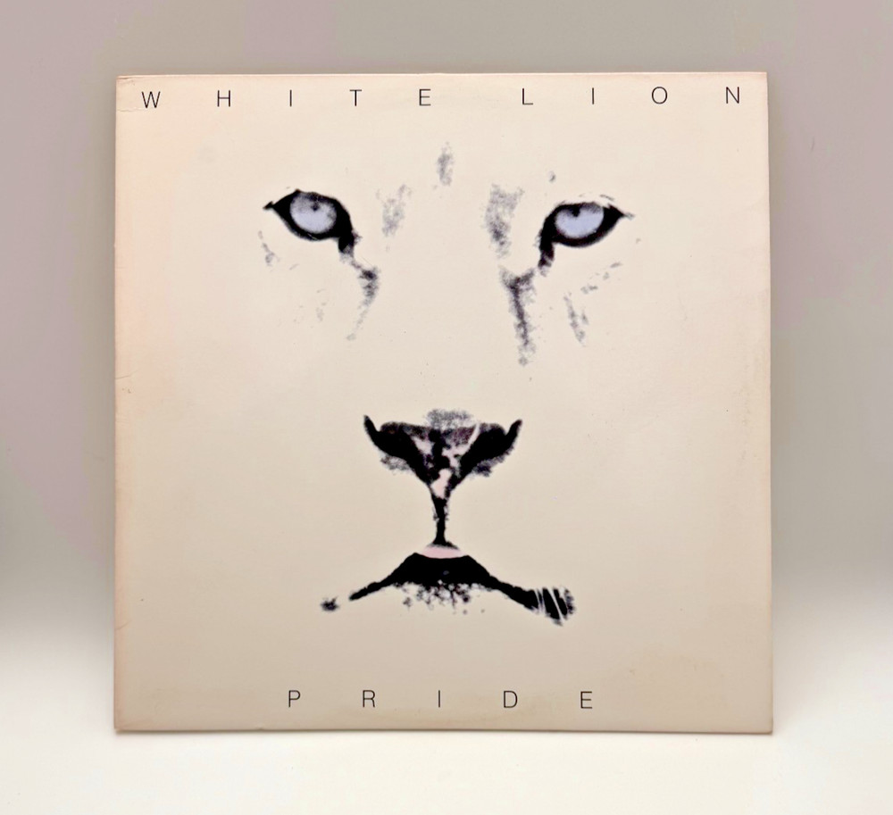 White Lion – Pride LP Atlantic 81768-1 1987 Pressing Sterling w/ Inner Wait VG+