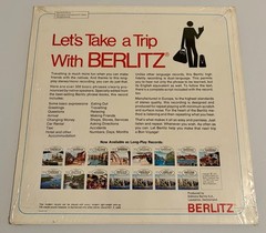 Berlitz – Danish For Travellers Record LP 96225 Vinyl 1972 Vintage Record 33 RPM