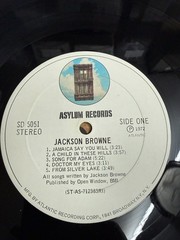 Jackson Browne – Saturate Before Using, Vinyl 1972 Asylum Records SD 5051