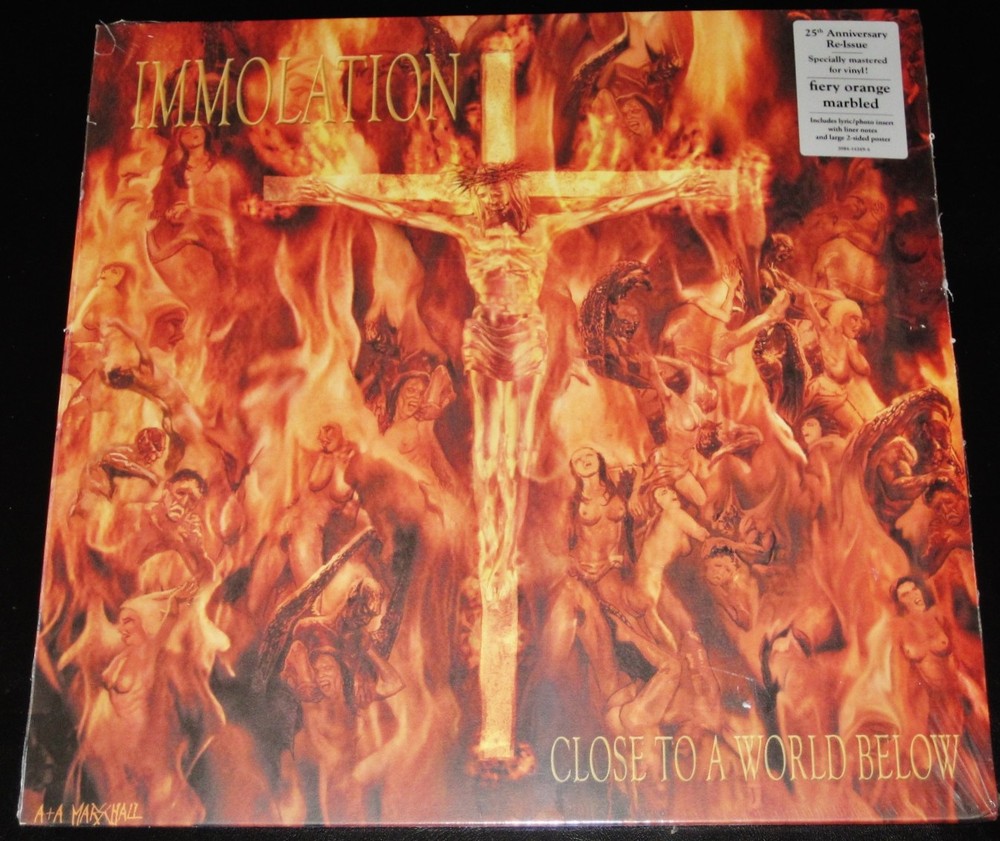 Immolation Close To A World Below – 25th Anniversary Edition LP Orange Color NEW