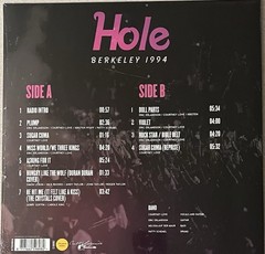 HOLE Live Through This: Berkeley 1994 180g vinyl LP Record Cult Legends Import