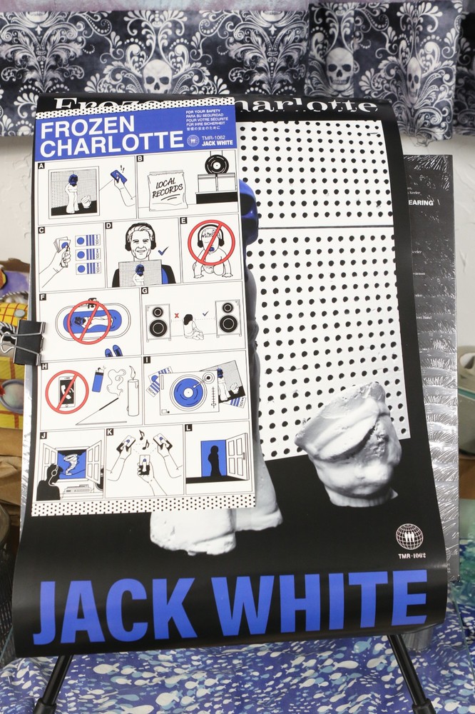 Jack White Frozen Charlatan Vinyl SealedNew plus ‘rolled’ Poster and Safety Card