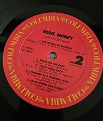 Eddie Money Can’t Hold Back LP Vinyl Album Record Black Classic Rock 1980s PROMO