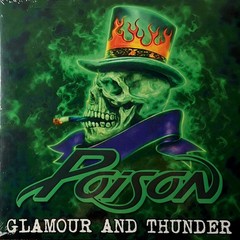POISON Glamour & Thunder LP Green Purple Splatter Vinyl Live 1990 FM NEW Sealed