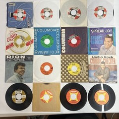 1950s/60s 45 RPM Singles Lot Of 30 -Freddy Cannon, Dion, Chubby Checker