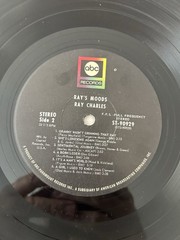 RAY CHARLES Ray’s Moods Vinyl Record LP G- Pop Soul R&B Vocal Jazz Rock N Roll