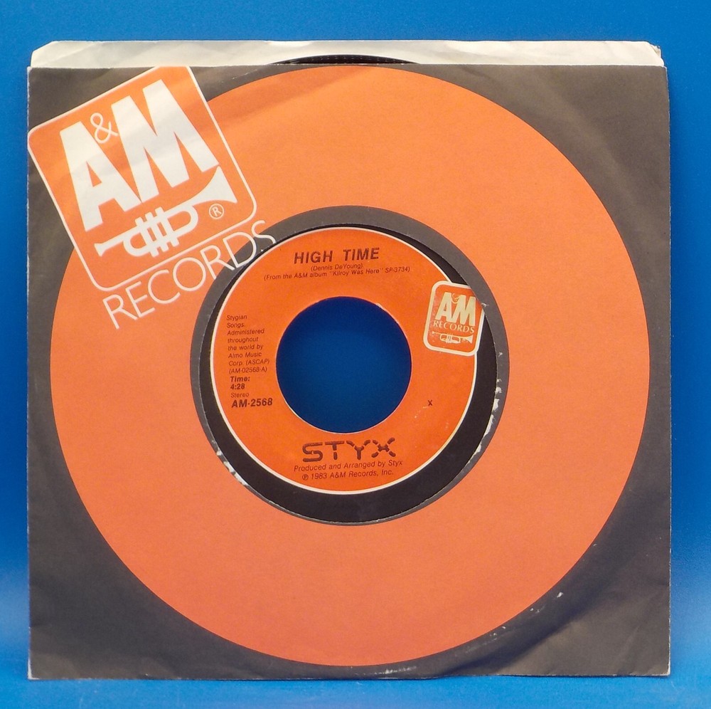 Styx 45 High Time / Double Life NM E3
