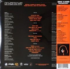 Eric Carr – Rockology (RSD COLOR VINYL) – METAL *NEW/COLOR*