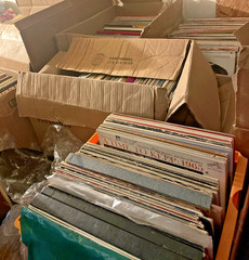 100 Random Vinyl LPs – Folk Pop, Country – Mystery Lot – Free Shipping Gift djs