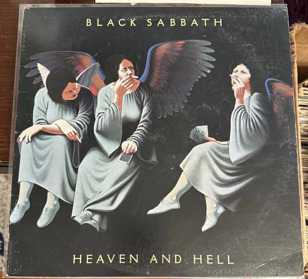Black Sabbath Heaven And Hell Lp, First Terra Haute Pressing, VG+/VG Disc