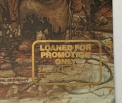 BLACK SABBATH Mob Rules VG+ WARNER BROS. original PROMO vinyl LP DIO Metal