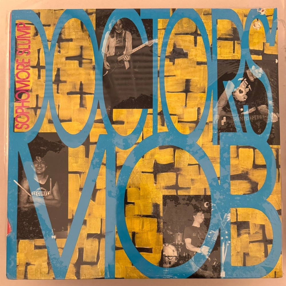 DOCTORS‘ MOB – SOPHOMORE SLUMP – VINYL LP 1987 RELATIVITY – TORN SHRINK – A16