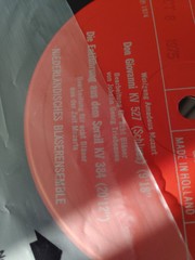 The Netherlands Wind Ensemble Arrangements For Wind/Mozart VG+ Imported Vinyl LP