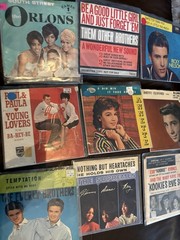 9 Picture Sleeves And Records From The Early 1960’s, All Records Near Mint