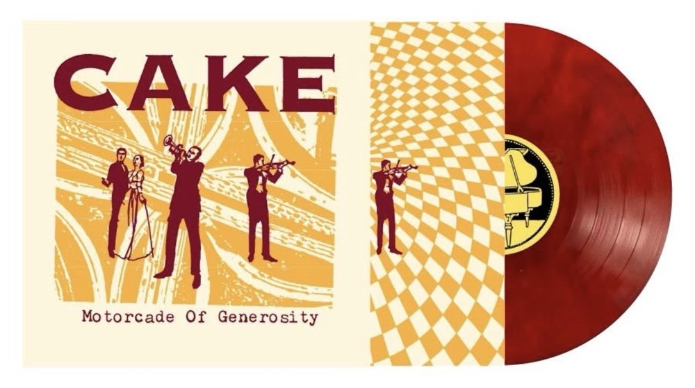 Cake ~ Motorcade Of Generosity, Limited Maroon Vinyl LP (New/Selaed)