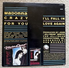 MADONNA – Crazy For You 12″ SINGLE Rare Holland Press VINYL RECORD