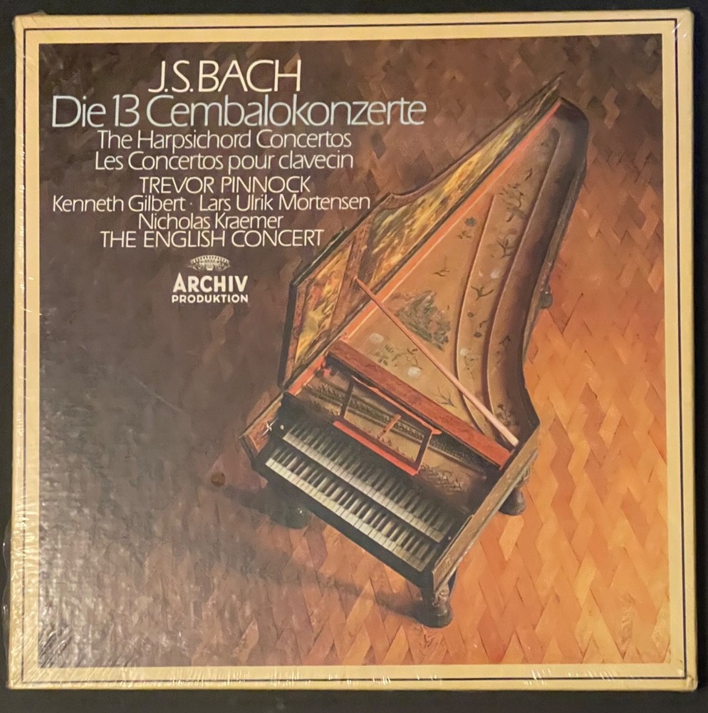 sealed 4LP box JS BACH The HARPSICHORD CONCERTOS The English Concert R 215351