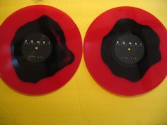 ZOMBI SHAPE SHIFT BLACK+RED VINYL HAND CLEANED&TESTED NM PROGRESSIVE ELECTRONIC