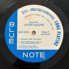 Jackie McLean Right Now 1st NY Mono RVG Blue Note lp