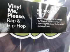 MF DOOM – MM..Food Green/White VINYL ME PLEASE VMP Stencil Obi NEW! SEALED! OOP!