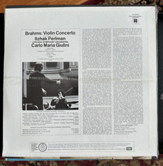 SEALED: Brahms Violin Concerto – Itzhak Perlman / Carlo Maria Giulini – R 163343