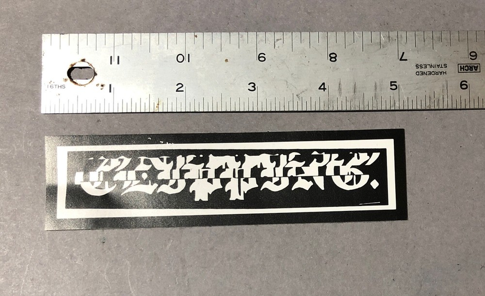 CLIPPING „WRIGGLE“ (SUB POP 2021) sticker Experimental Hip Hop Rap￼