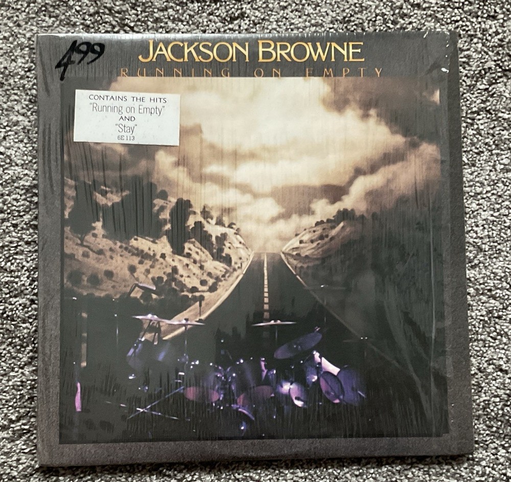 Jackson Browne – Running On Empty Vinyl Lp Canada Import Hype Sticker Booklet