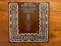 Thin Lizzy – Johnny the Fox LP Mercury SRM-1-1119 1976 1st Pressing w/ Inner RL
