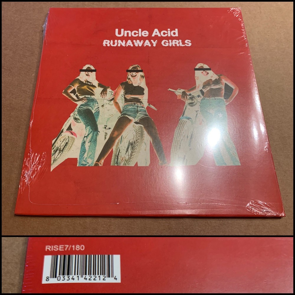 UNCLE ACID & THE DEADBEATS Runaway Girls / Devil’s Work 7” Vinyl SEALED