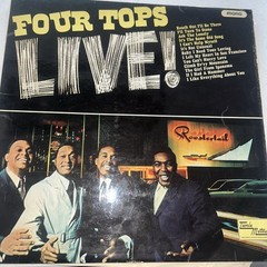 FOUR TOPS LIVE! LP 1966 MONO ORIGINAL PRESS NICE CONDITION! VG+vg+ A1B1