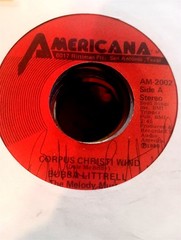 Bubba Littrell, Corpus Christi Wind ~ NM 1980 Americana 45 ~ autographed