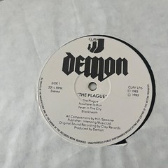 Demon – The Plague – UK Press – 1983 – CLAY LP6 w/ Booklet – Vinyl is NM-