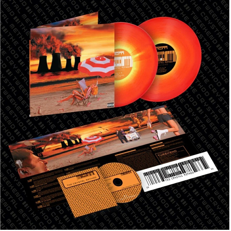 The Crystal Method-Tweekend-2LP Opaque Nuclear Fusion Vinyl-CD-IVC Preorder 3000