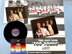 BRIAR TOO YOUNG 1985 UK LTD ED POSTER + 7″ VINYL LP MINT- NWOBHM METAL ROCK