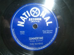 Ravens Write Me a Letter / Summertime *National 9038 10″ 78 rpm