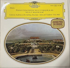 MOZART PIANO CONCERTOS. Geza Anda IMPORT 138783 LP Vinyl NM
