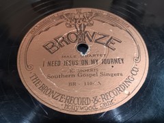1940s BLACK GOSPEL 78 Southern Gospel Singers I NEED JESUS ON MY JOURNEY HEAR!