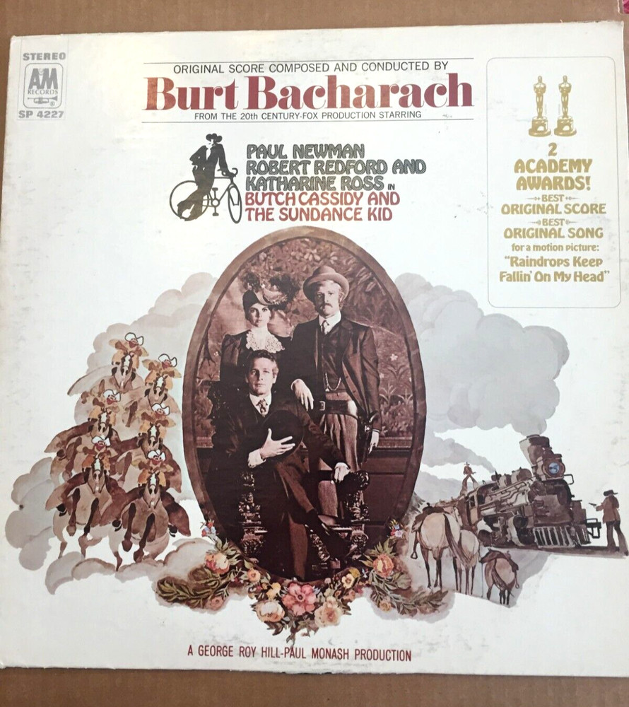 Burt Bacharach Butch Cassidy And The Sundance Kid Record LP A&M 1969