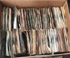 Lot Of 50 Random 45rpm Vinyl Records From Closed Down Delaware Record Store!