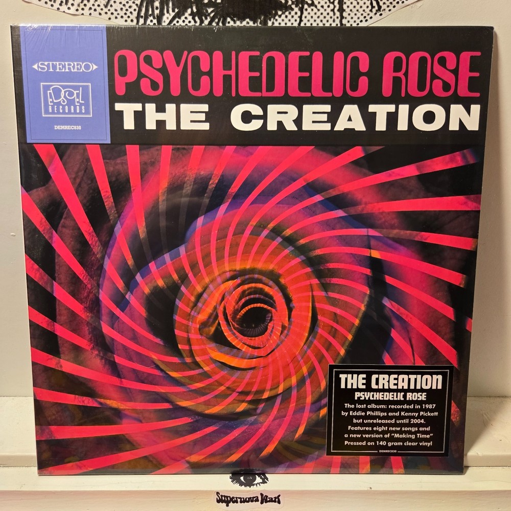 SEALED The Creation Psychedelic Rose 2021 UK 140g LP Demon Records Ltd. Clear
