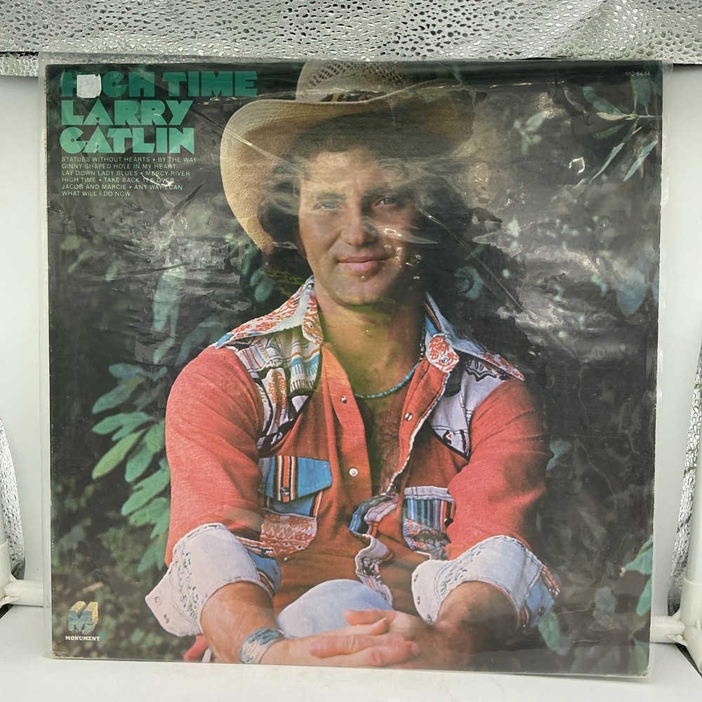 Larry Gatlin High Time Record Vinyl LP – Preloved – FREE SHIPPING