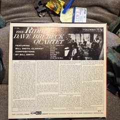 The Riddle DAVE BRUBECK QUARTET BILL SMITH LP COLUMBIA MONO DJ PROMO 1960.