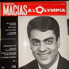 Enrico Macias A L’Olympia Pathé LP Vinyl 12″ 33 RPM Chanson Live 1964