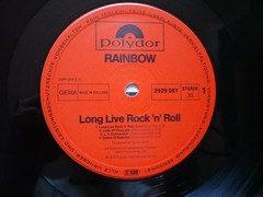 Rainbow Long Live Rock ‚N‘ Roll Vinyl German 1978 / 1982 Polydor Press LP EXC NM