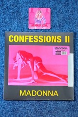 MADONNA SEALED (READ) CONFESSIONS II SPOTIF 12“ CLEAR VINYL + PROMO COASTER