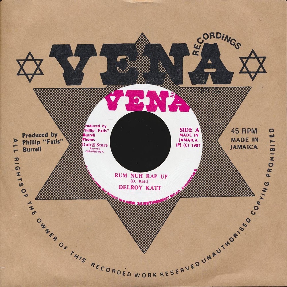 Delroy Katt – Rum Nuh Rap Up / Version (Japan) (Japan press) [New Vinyl 7″]