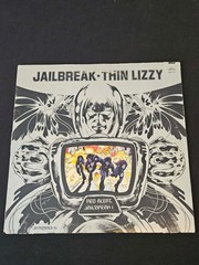 Thin Lizzy Jailbreak LP Original 1976 Mercury SRM-1-1081 VG+ Classic Rock Vinyl